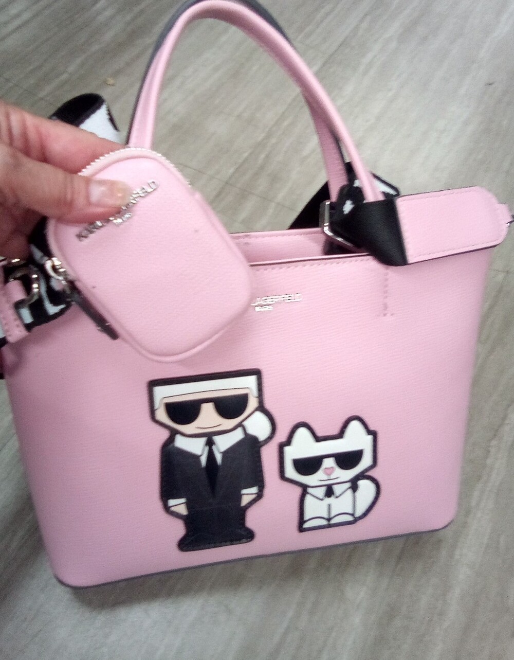 Pretty Pink Karl Lagerfeld Satchel